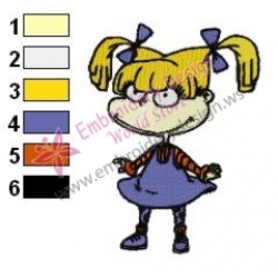 Angelica Pickles Embroidery Design 03